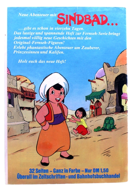 Sindbad - der neue Fernseh-Erfolg Comic Nr. 22: Das Rätsel der Riesenkristalle von Bastei